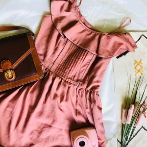 Kimchi Blue Cold Shoulder Flit and Flare Dress